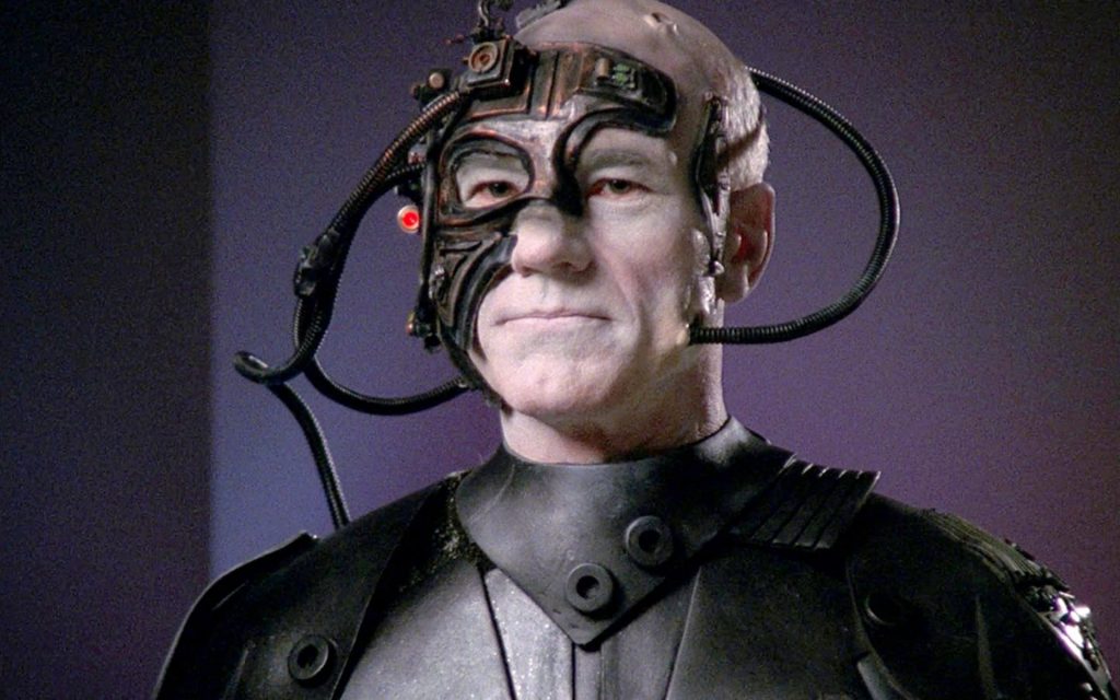 Captain Picard as a Cyborg
